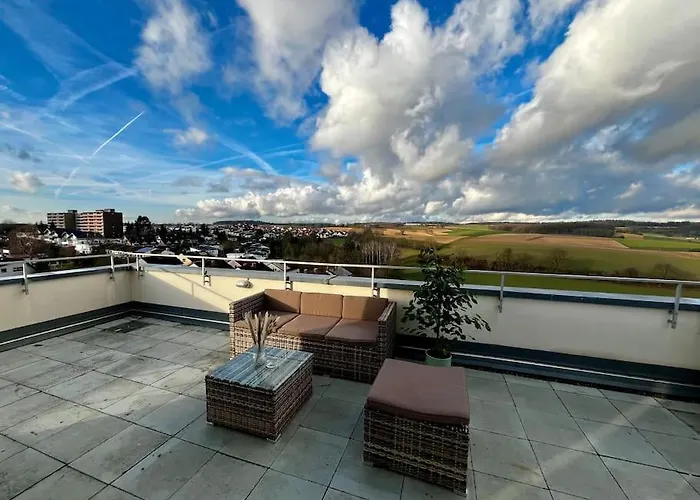 Charmante Penthouse - Therme Badewelt - Museum In Sinsheim Hoffenheim